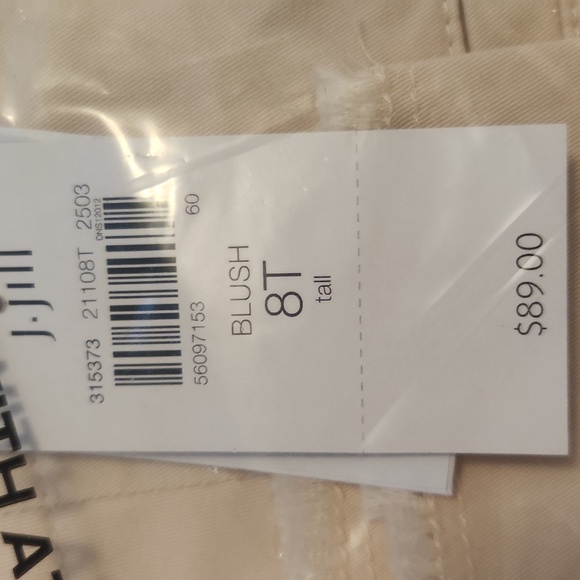 J JILL Blush Women's Pants NWT - Picture 5 of 8